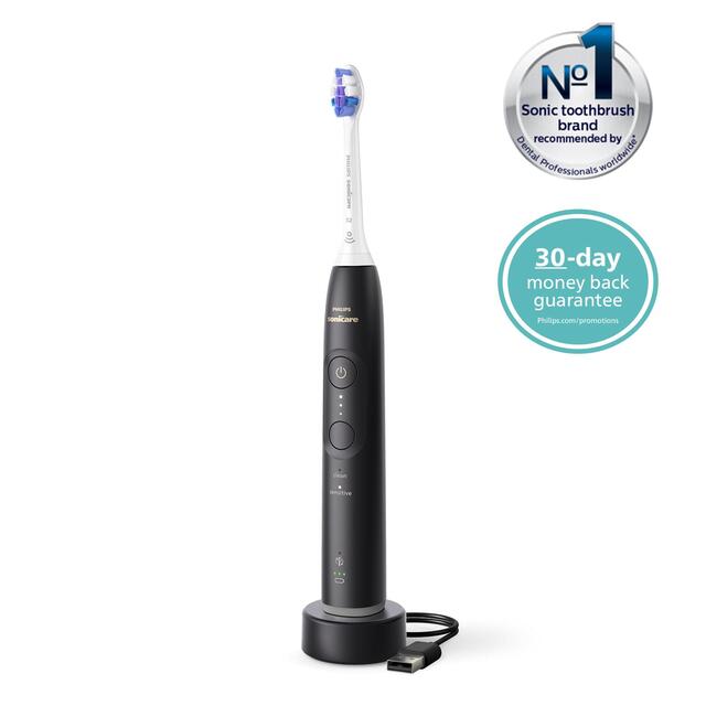 Philips Sonicare 6100 Series Black Electric Toothbrush thumbnail 2