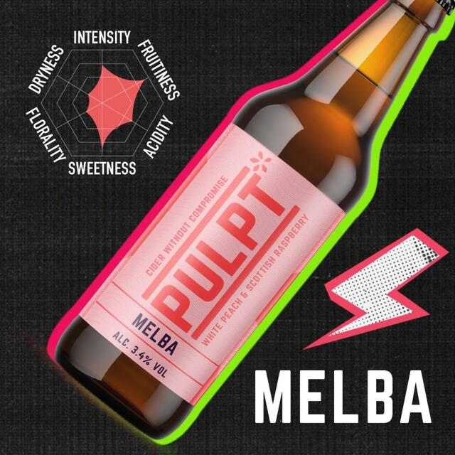 Pulpt Melba White Peach & Scottish Raspberry Cider thumbnail 2