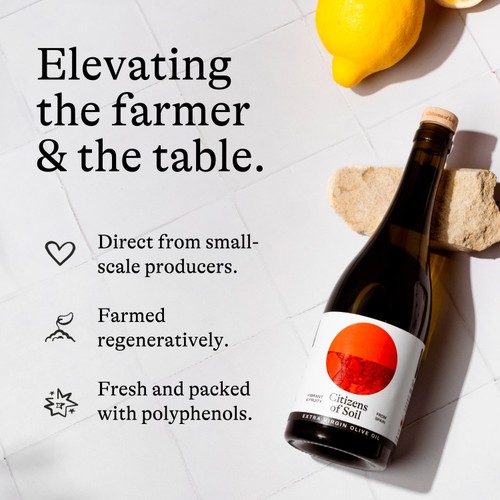 Citizens of Soil Organic Spanish Extra Virgin Olive Oil Bottle thumbnail 4