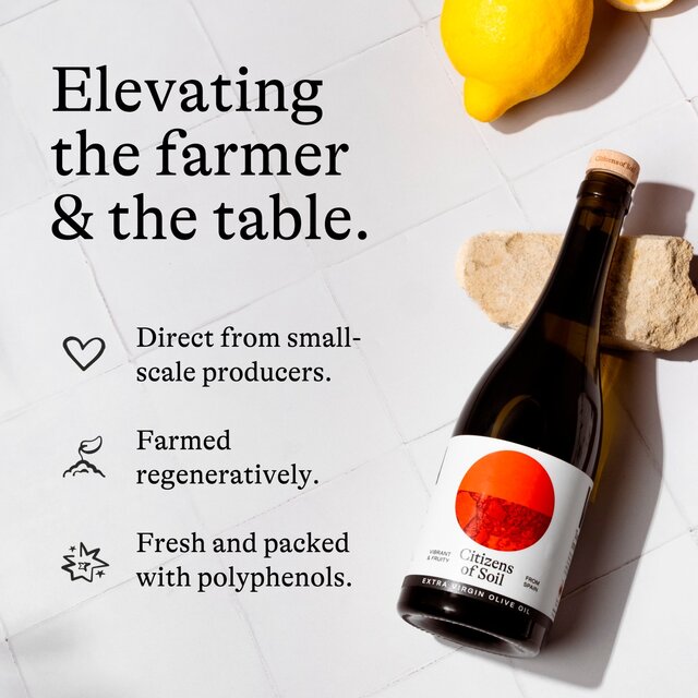 Citizens of Soil Spanish Extra Virgin Olive Oil Bottle thumbnail 4