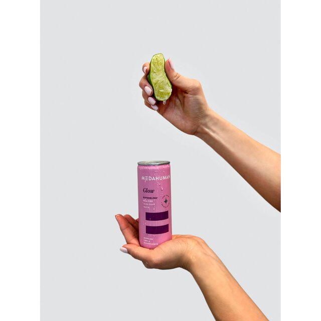 Medahuman Glow CBD Drink Lime & Elderflower thumbnail 3
