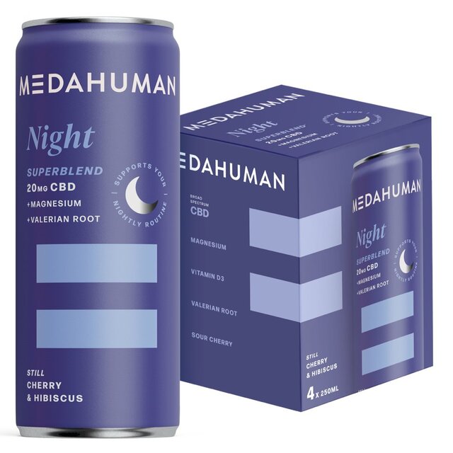 Medahuman Night CBD Drink Cherry & Hibiscus