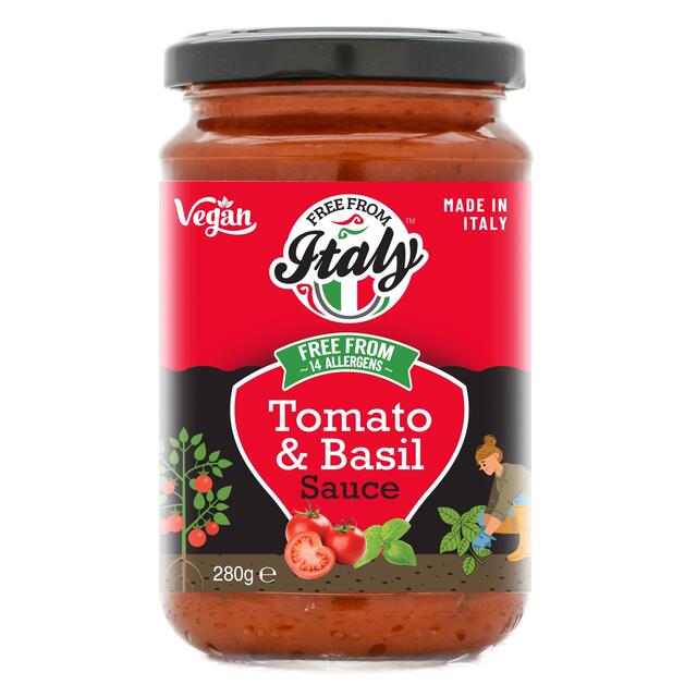 Free From Italy Tomato & Basil Pasta Sauce thumbnail 2