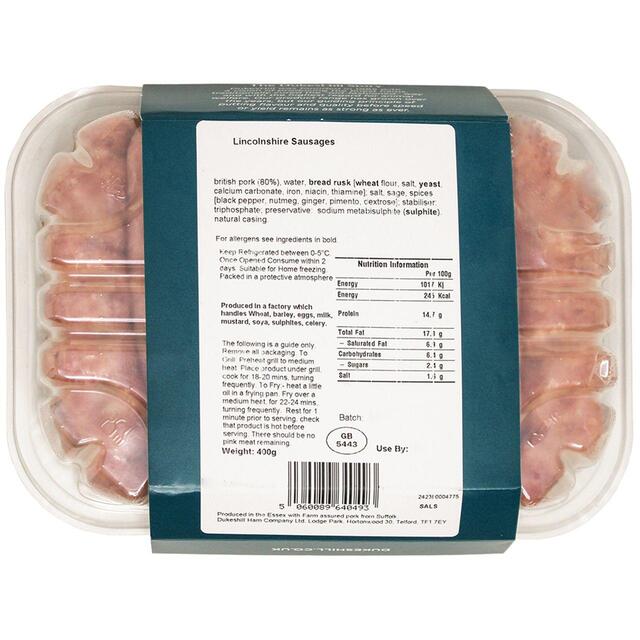 DukesHill British Outdoor Bred Lincolnshire Sausages thumbnail 2