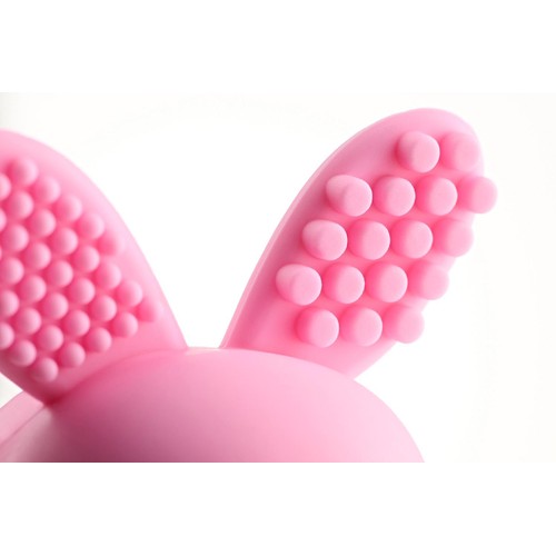 Bobbie Bunny Baby Teether Toy Rose Pink thumbnail 5