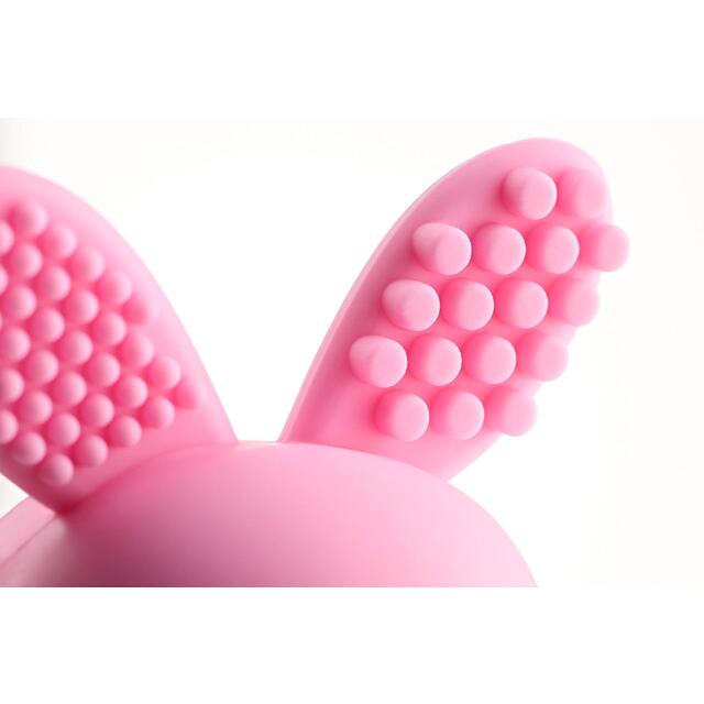 Bobbie Bunny Baby Teether Toy Rose Pink thumbnail 5