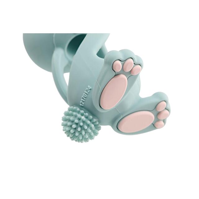 Bobbie Bunny Baby Teether Toy Eucalyptus Green thumbnail 4