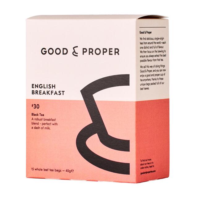 Good & Proper Tea English Breakfast Teabags thumbnail 2