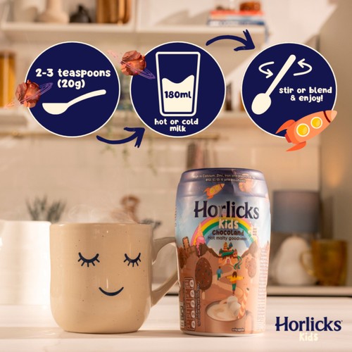Horlicks Kids Chocoland Chocolate Malt Drink thumbnail 3