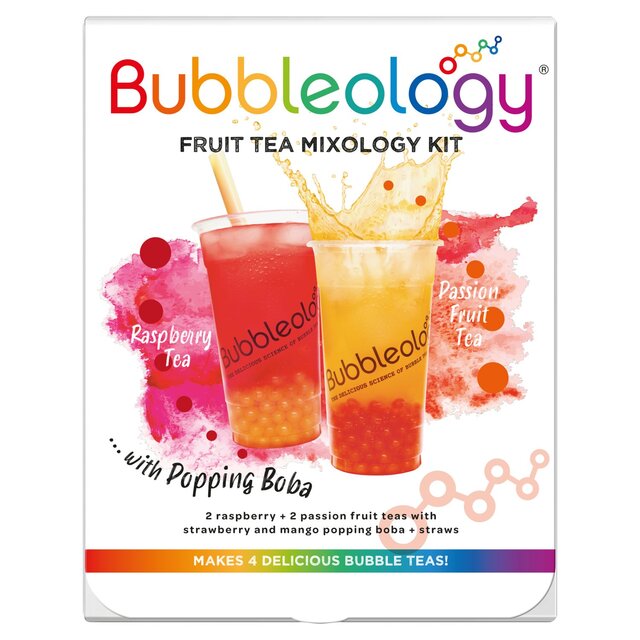 Bubbleology Fruit Bubble Tea Mixology Kit with Popping Boba