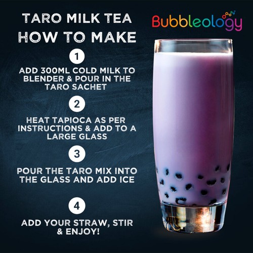 Bubbleology Milk Bubble Tea Mixology Kit with Tapioca Pearls thumbnail 4