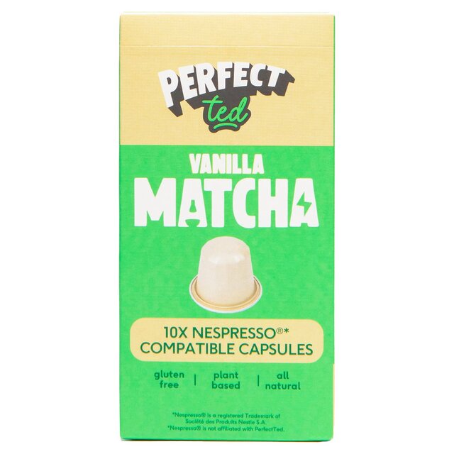 Perfect Ted Matcha Pods Vanilla Bean