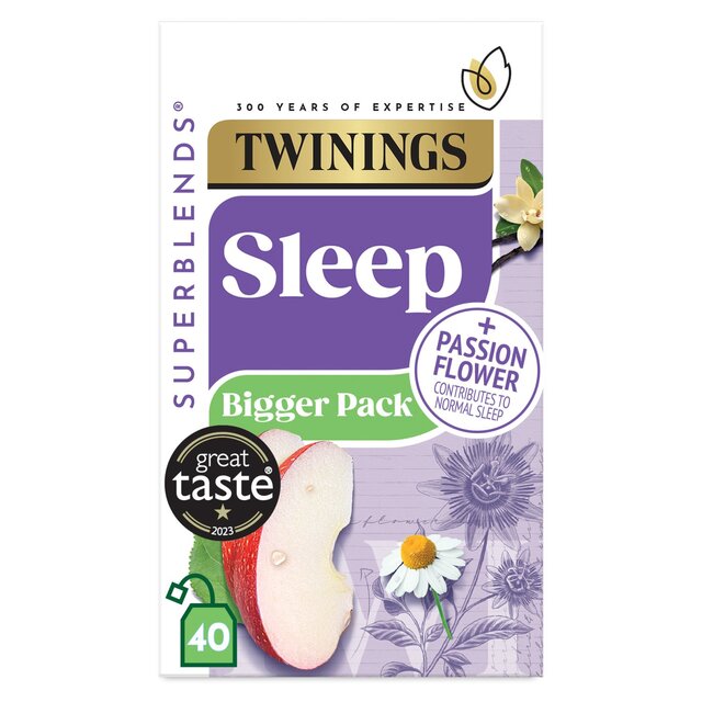 Twinings Superblends Sleep Bigger Pack, 40 teabags