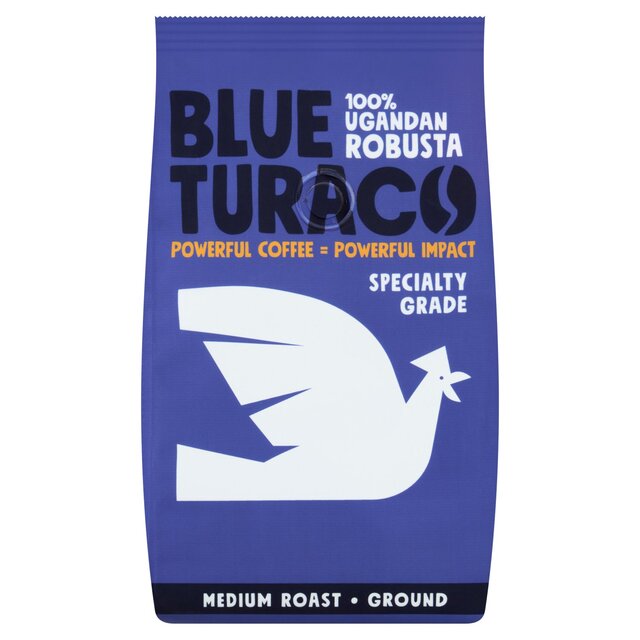 Blue Turaco Coffee Ground 100% Specialty Ugandan Robusta