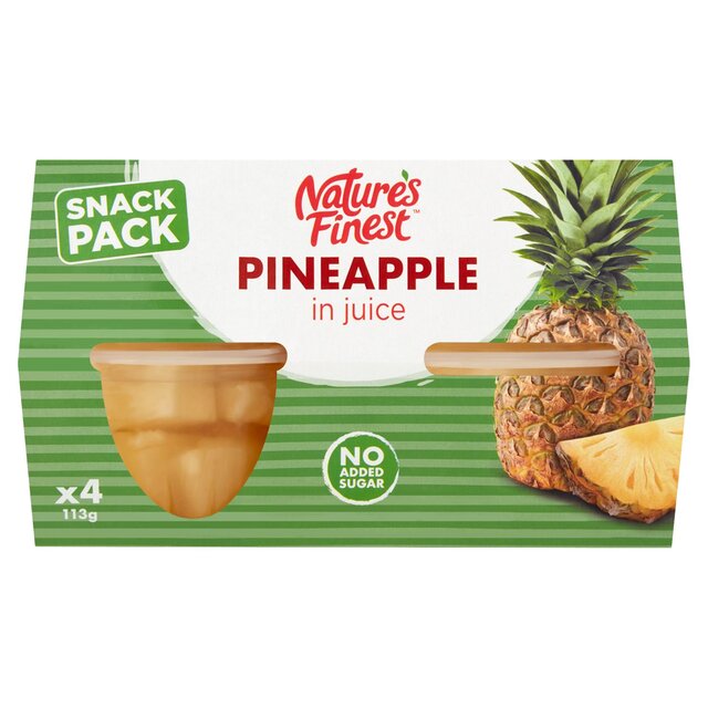 Nature's Finest Fruit Pots Pineapple in Juice