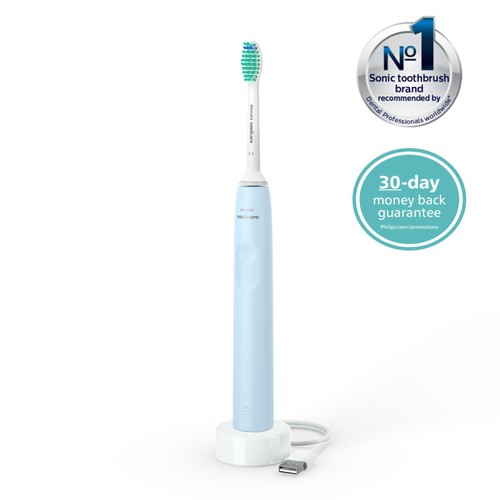 Philips Sonicare Series 2100 Electric Toothbrush in Light Blue  thumbnail 2