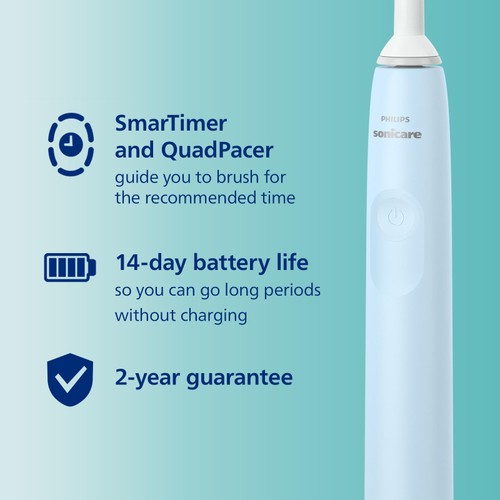 Philips Sonicare Series 2100 Electric Toothbrush in Light Blue  thumbnail 4