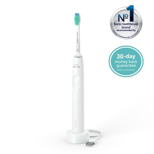 Philips Sonicare Series 3100 White Electric Toothbrush thumbnail 2