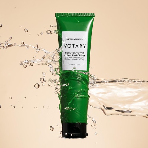 VOTARY Super Sensitive Cleansing Cream, Chia and Oat Extracts - 100ml thumbnail 5