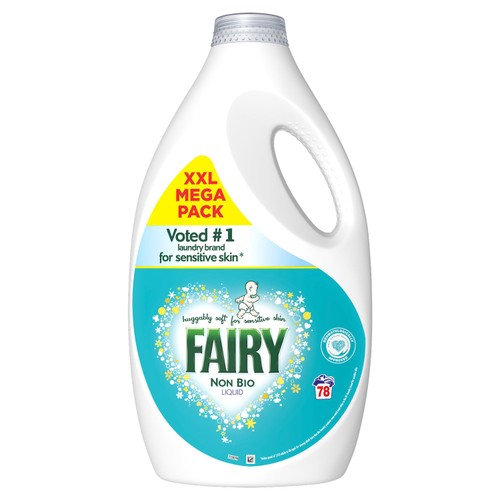 Fairy Non Bio Washing Liquid For Sensitive Skin 72 Washes thumbnail 2