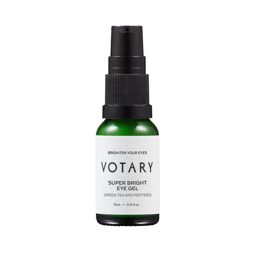 VOTARY - Super Bright Eye Gel, Green Tea and Peptides -15ml