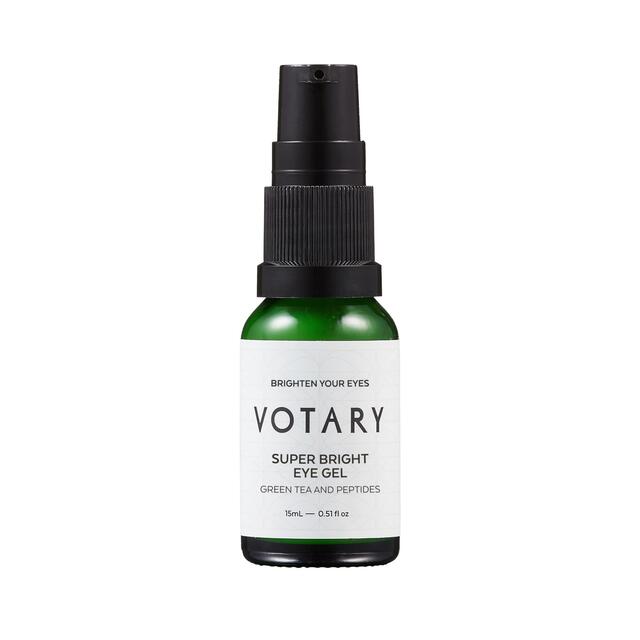 VOTARY - Super Bright Eye Gel, Green Tea and Peptides -15ml