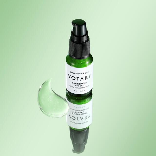VOTARY - Super Bright Eye Gel, Green Tea and Peptides -15ml thumbnail 2