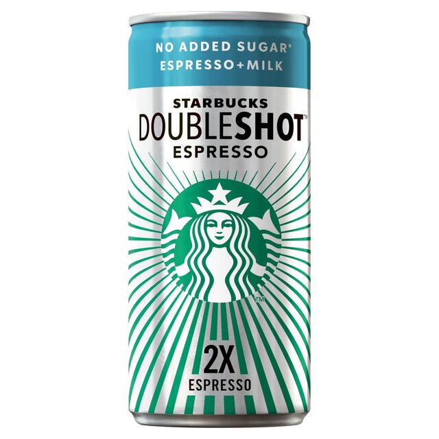 Starbucks Doubleshot Espresso No Added Sugar Iced Coffee