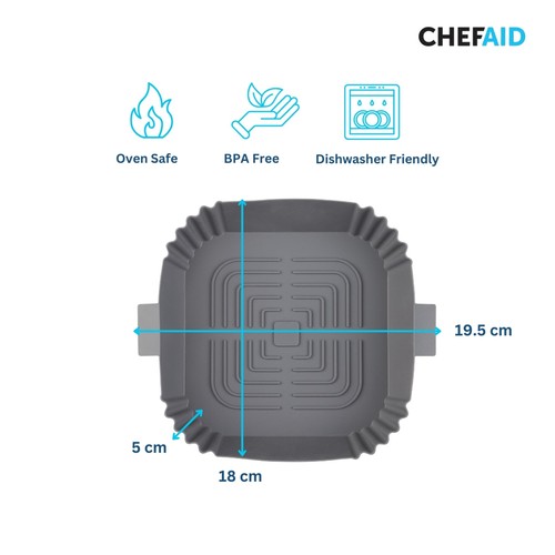 Chef Aid Air Fryer Liner 20 x 19.5 x 5cm thumbnail 3