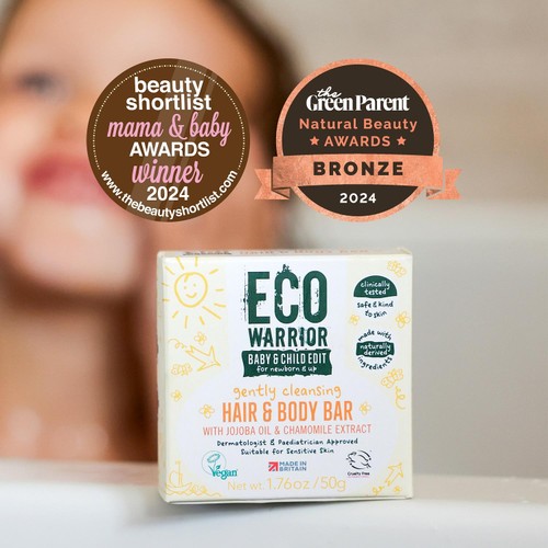 Eco Warrior Baby & Child Gently Cleansing Hair & Body Soap Bar  thumbnail 4