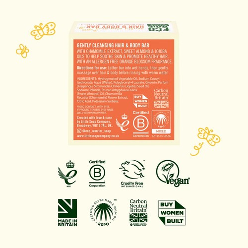 Eco Warrior Baby & Child Gently Cleansing Hair & Body Soap Bar  thumbnail 7