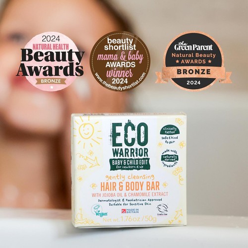 Eco Warrior Baby & Child Gently Cleansing Hair & Body Soap Bar  thumbnail 8