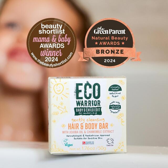 Eco Warrior Baby & Child Gently Cleansing Hair & Body Soap Bar thumbnail 4