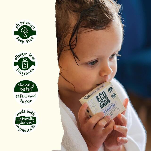 Eco Warrior Baby & Child Relaxing Bedtime Hair & Body Soap Bar thumbnail 5