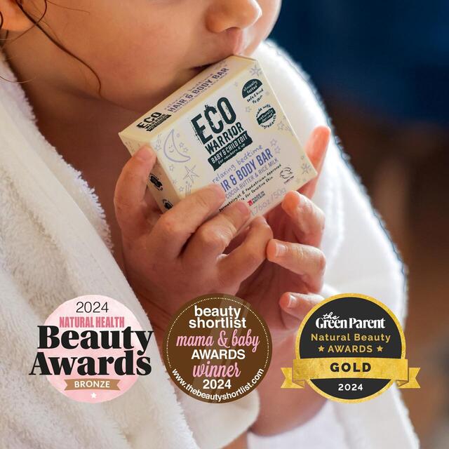 Eco Warrior Baby & Child Relaxing Bedtime Hair & Body Soap Bar thumbnail 6