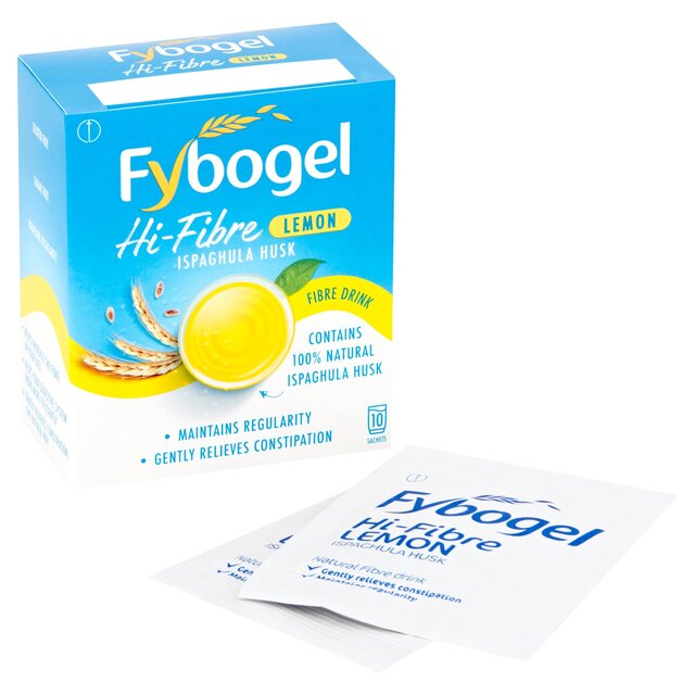 Fybogel Hi-Fibre Lemon Flavour for Constipation Relief thumbnail 2
