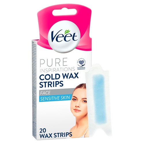 Veet Pure Inspiration Cold Wax Strips - Face