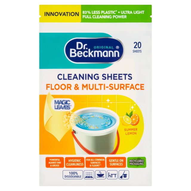 Dr. Beckmann All Purpose Cleaning Sheets Summer Lemon