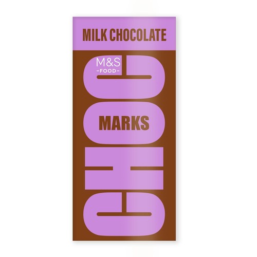 M&S Choc Marks Milk Chocolate Bar