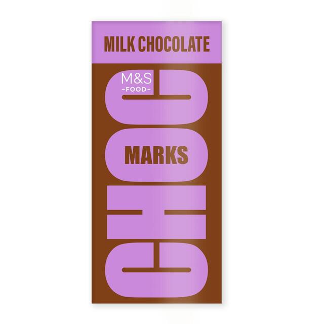 M&S Choc Marks Milk Chocolate Bar