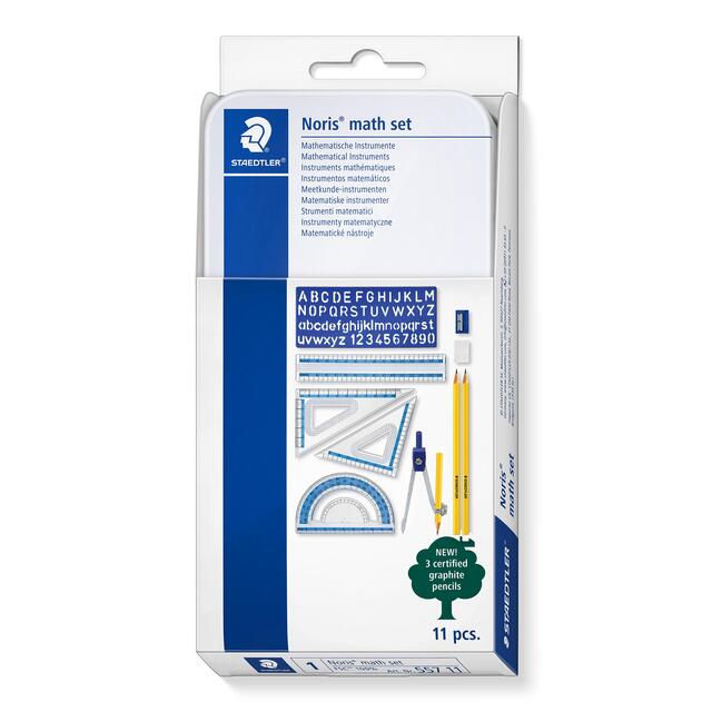 Staedtler Noris Maths Set 11 Pieces thumbnail 3