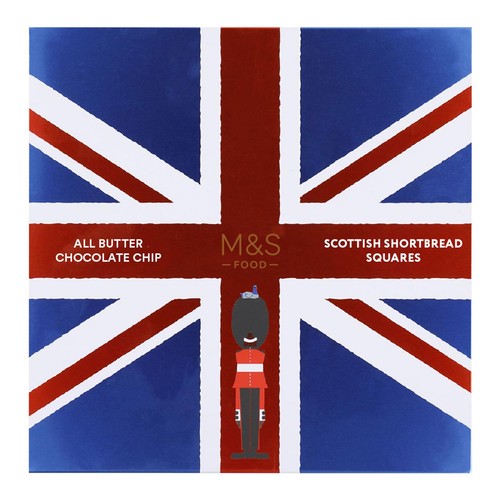M&S All Butter Dark Chocolate Chip Shortbread