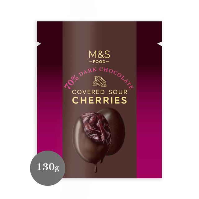 M&S 70% Dark Chocolate Sour Cherries thumbnail 2