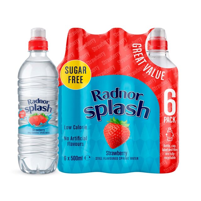 Radnor Splash Strawberry Flavoured Water