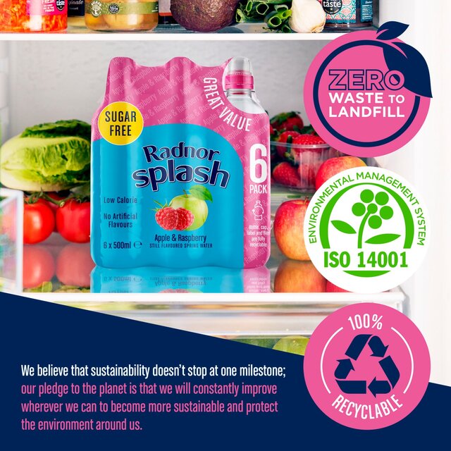 Radnor Splash Apple & Raspberry Flavoured Water thumbnail 3