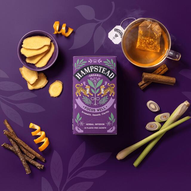Hampstead Tea Focus Well tea bags 20's thumbnail 2