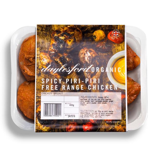 Daylesford Organic Piri Piri Chicken Breasts