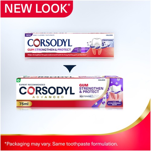 Corsodyl Gum Strengthen & Protect Toothpaste Whitening thumbnail 2