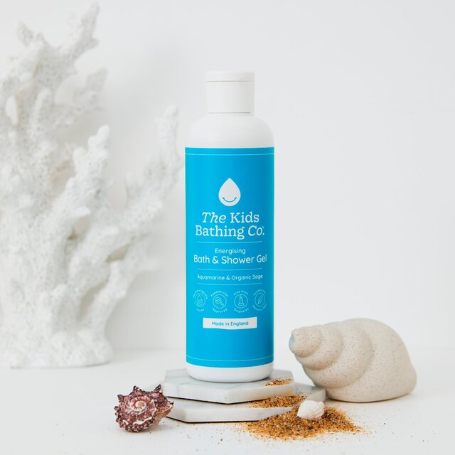 The Kids Bathing Co. Aquamarine & Organic Sage Energising Bath & Shower Gel thumbnail 2