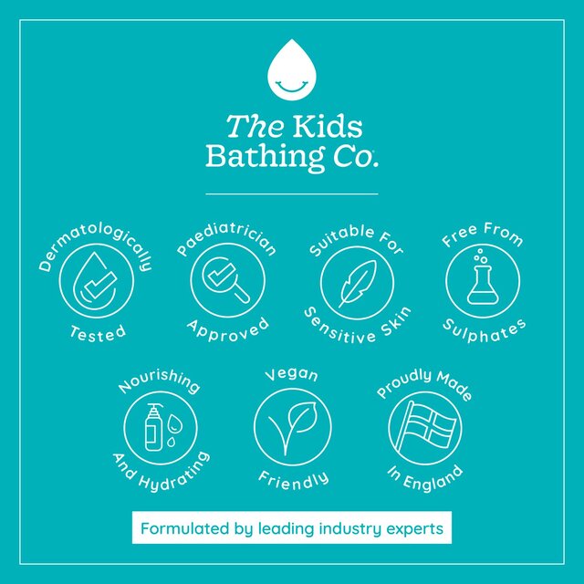 The Kids Bathing Co. Aquamarine & Organic Sage Energising Bath & Shower Gel thumbnail 5